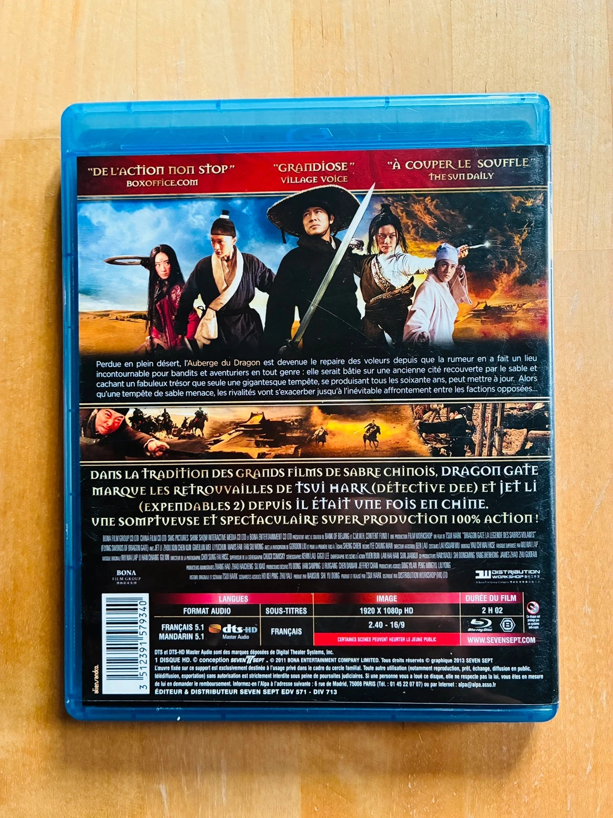 Blu-ray Dragon Gate el secreto de las espadas voladoras de Tsui Hark. – photo 3